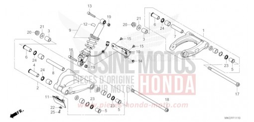 BRAS DE COUSSIN GL1800DAN de 2022